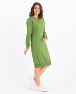 Je m'appelle Jurken Sweatdress Robe Coco | Pistache Green