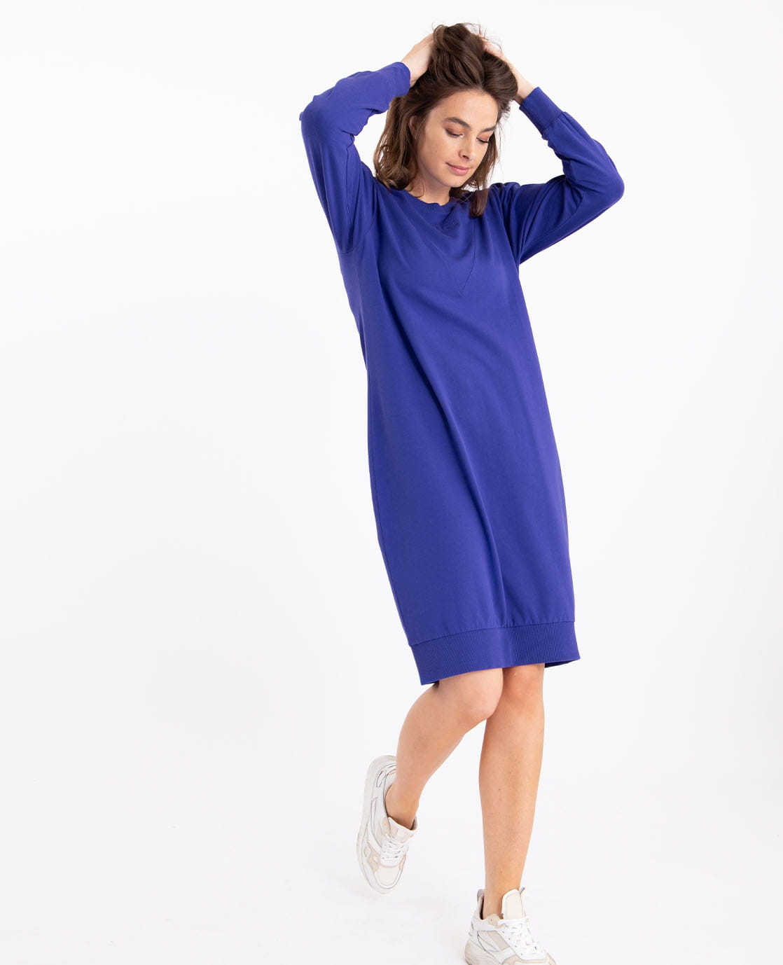 Je m'appelle Jurken Sweatdress Robe Coco | Royal Blue