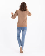 Je m'appelle Tops Pull | Camel