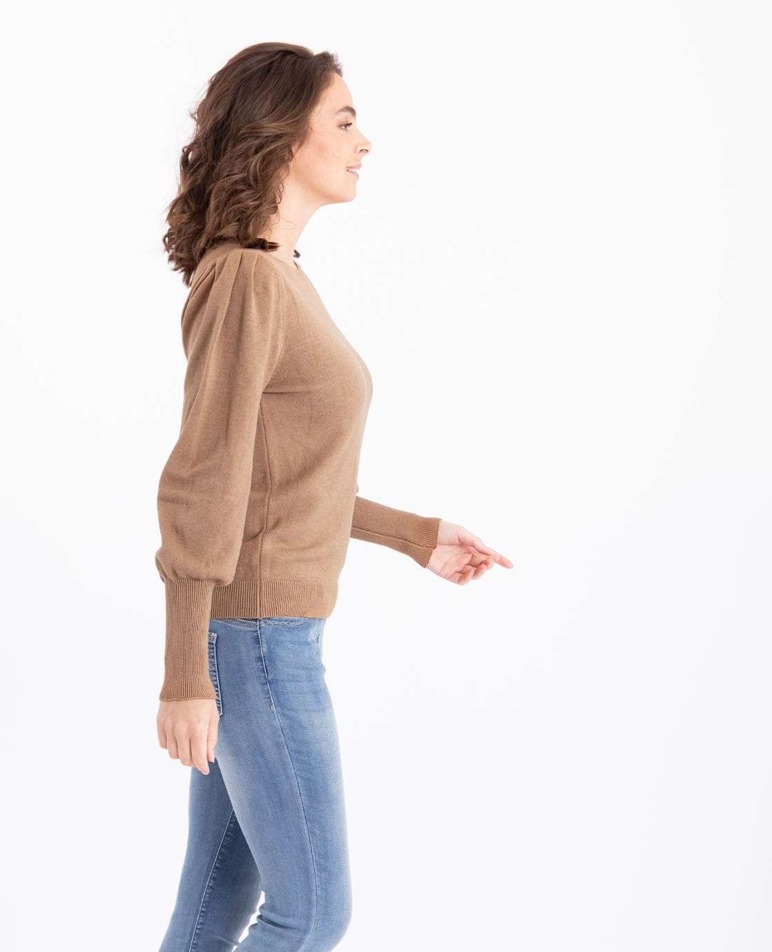 Je m'appelle Tops Pull | Camel