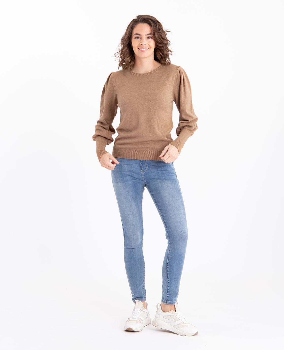 Je m'appelle Tops Pull | Camel