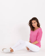 Je m'appelle Broeken Jogg Denim | Wit