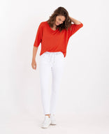 Je m'appelle Broeken Jogg Denim | Wit