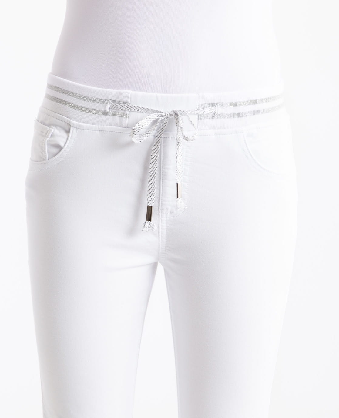 Je m'appelle Broeken Jogg Denim | Wit