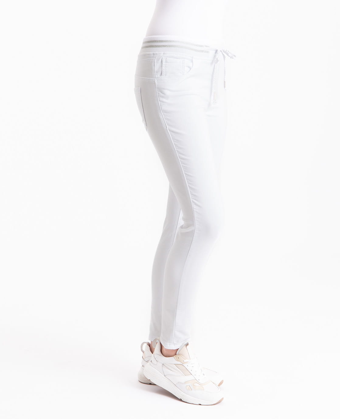 Je m'appelle Broeken Jogg Denim | Wit