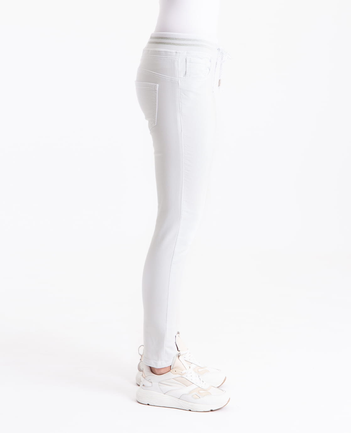 Je m'appelle Broeken Jogg Denim | Wit