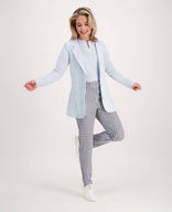 Je m'appelle Jassen Blazer Élégant Travel | Ice Blue