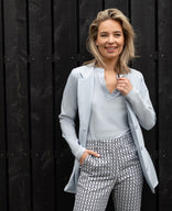 Je m'appelle Jassen Blazer Élégant Travel | Ice Blue