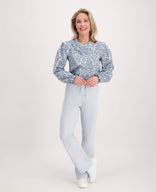 Je m'appelle Broeken Pant Faye Travel | Ice Blue