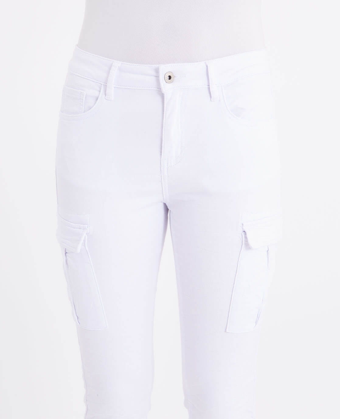 Je m'appelle Broeken Jogg Denim | Wit