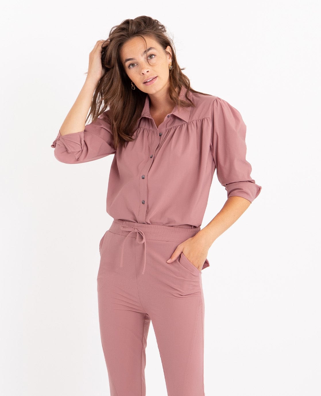 Je m'appelle Broeken Pant Regular Travel | Mauve