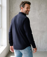 Je m'appelle Tops Button Down Shirt Homme Travel | Donkerblauw