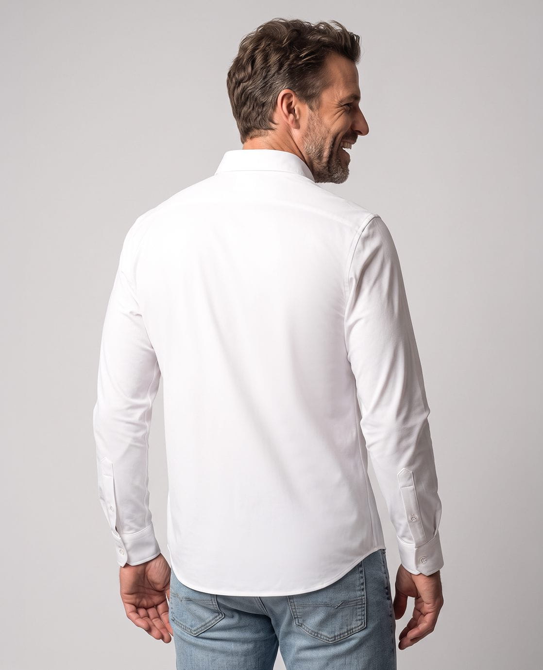Je m'appelle Tops Button Down Shirt Homme Travel | Wit
