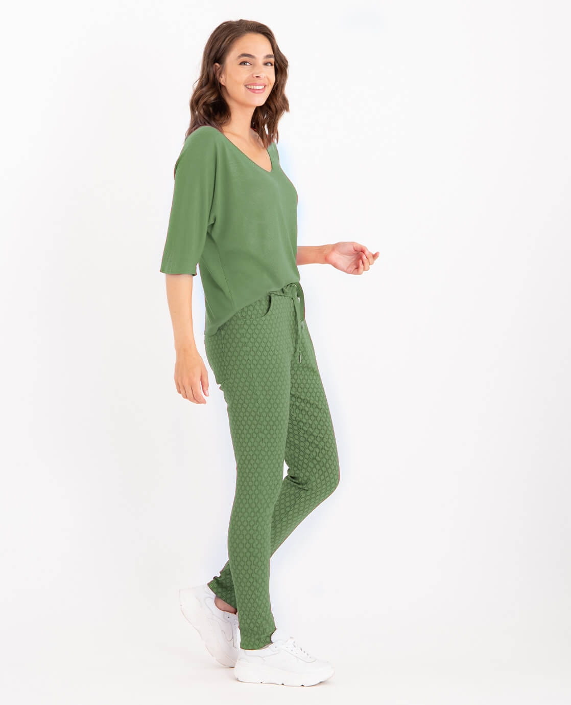 Je m'appelle Broeken Pant Stretched Spring | Pistache