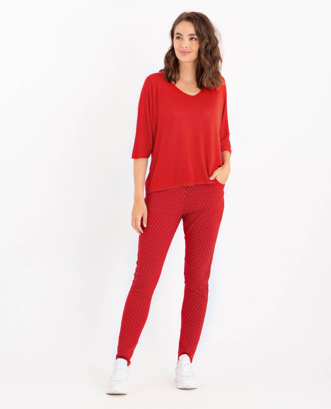 Je m'appelle Broeken Pant Stretched Spring | Rouge
