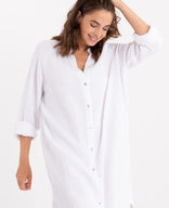 Je m'appelle La Spring Dress Joyeux Blanc | Wit