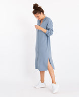 Je m'appelle La Spring Dress Joyeux Blue Grey | Blue Grey