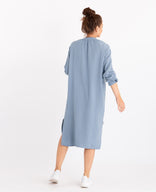 Je m'appelle La Spring Dress Joyeux Blue Grey | Blue Grey