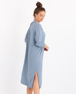 Je m'appelle La Spring Dress Joyeux Blue Grey | Blue Grey