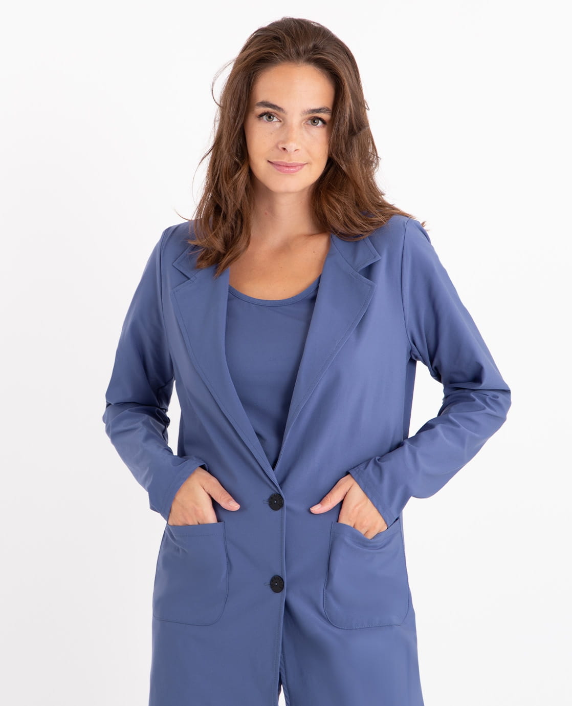 Je m'appelle Jassen Blazer Straight Travel | Marlin Blue