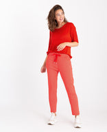 Je m'appelle Broeken Rouge / XS Pant Stretched Summer 7/8 | Rouge
