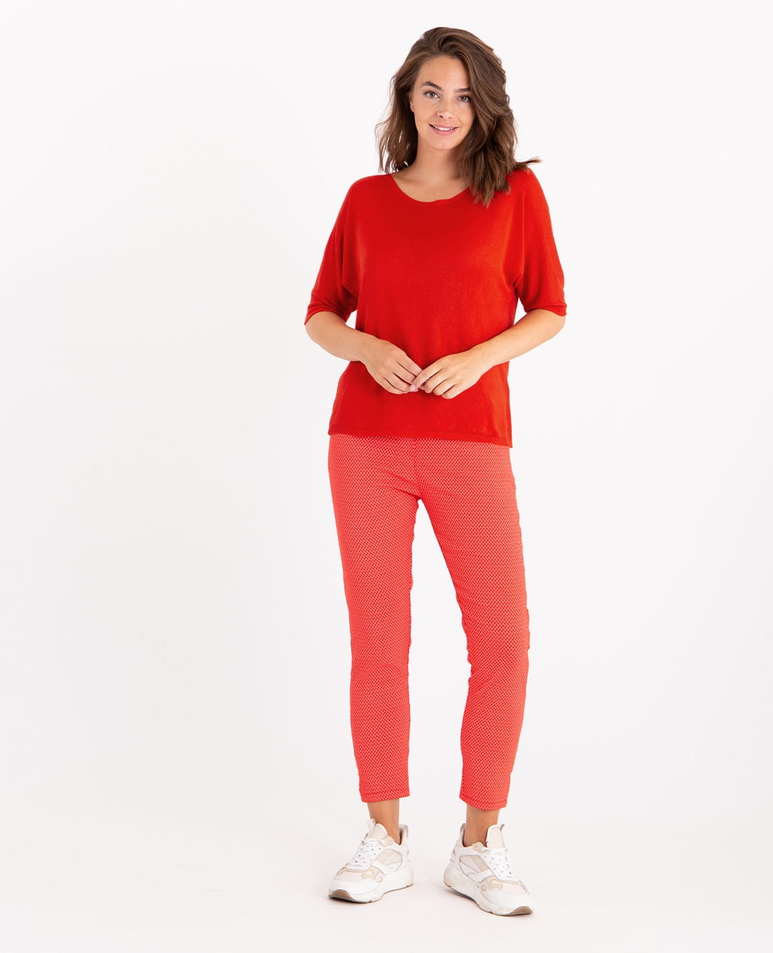 Je m'appelle Broeken Pant Stretched Summer 7/8 | Rouge