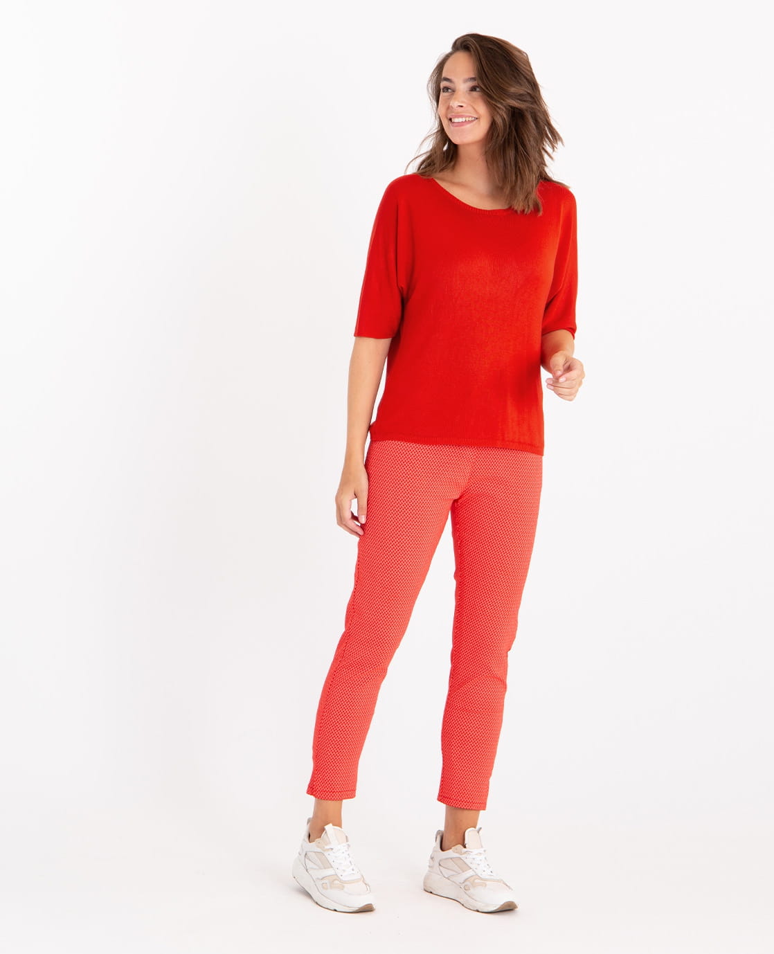 Je m'appelle Broeken Pant Stretched Summer 7/8 | Rouge