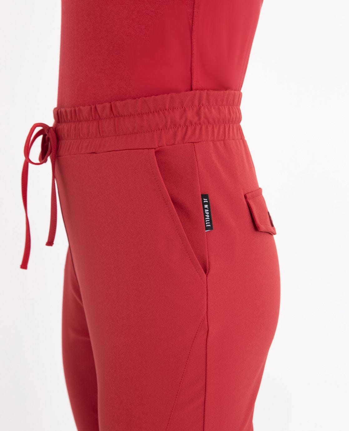 Je m'appelle Broeken Le Pant Regular Travel +++ Merlot Red | Merlot Red