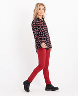Je m'appelle Broeken Le Pant Regular Travel +++ Merlot Red | Merlot Red