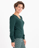 Je m'appelle Tops Pull | Bottle Green