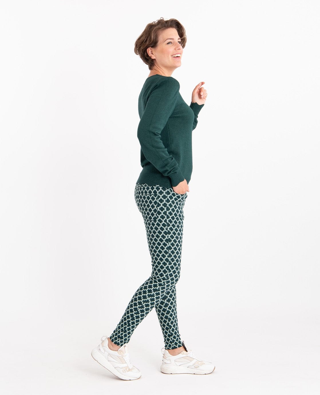 Je m'appelle Tops Pull | Bottle Green