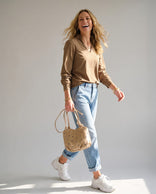 Je m'appelle Tops Top Nadine Travel | Warm Camel