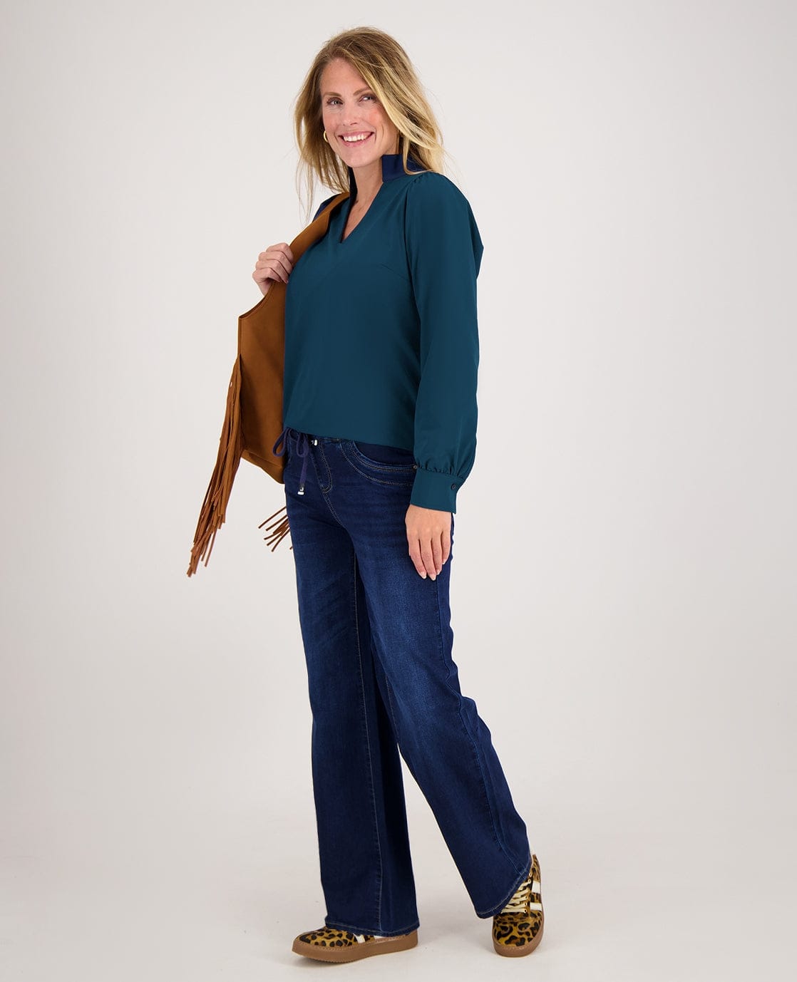 Je m'appelle Tops Top Nadine Travel | Steel Blue