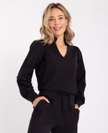 Je m'appelle Tops Zwart / XS Top Nadine Travel | Zwart