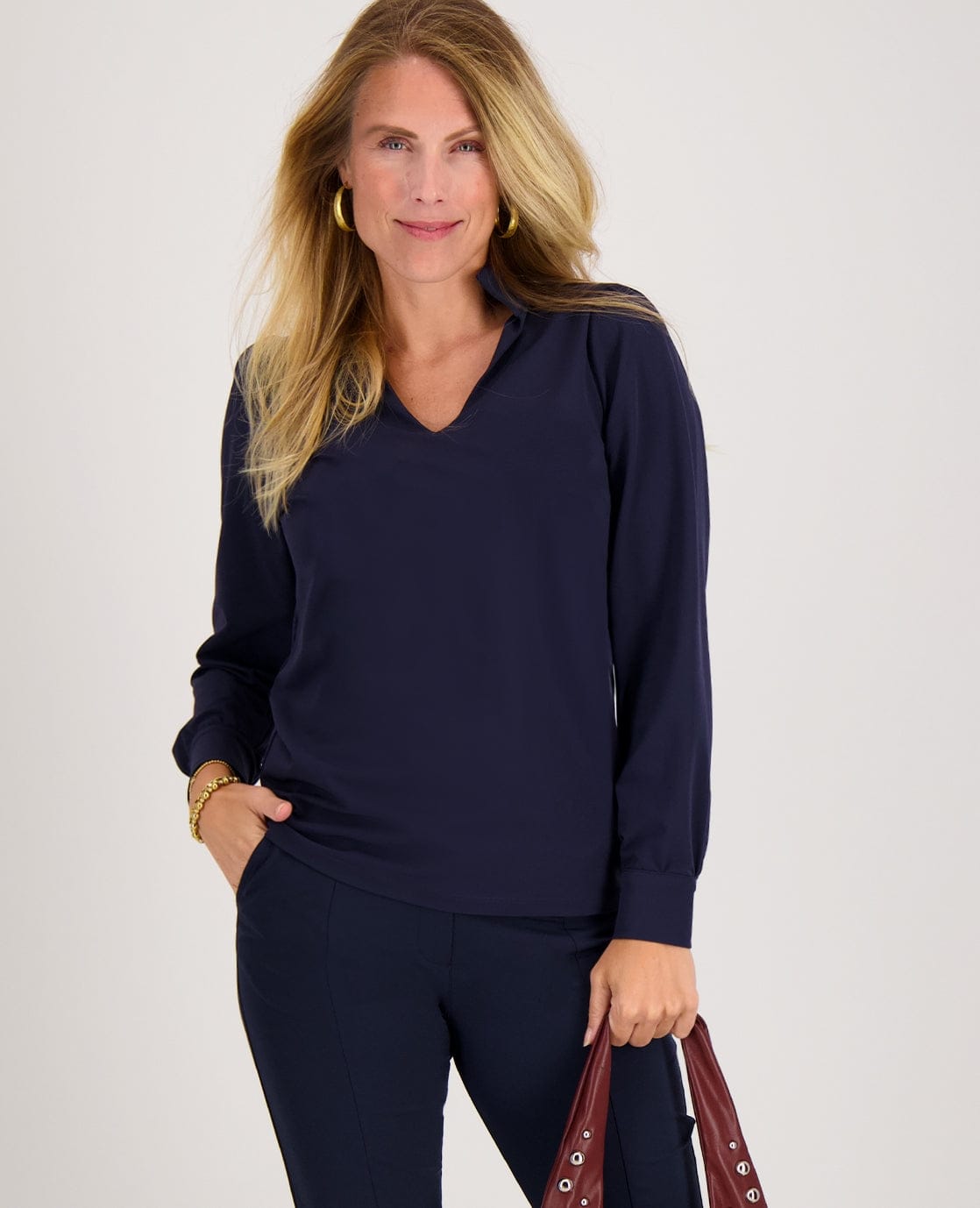 Je m'appelle Tops Donkerblauw / XS Top Nadine Travel | Donkerblauw