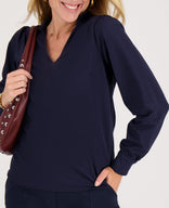 Je m'appelle Tops Top Nadine Travel | Donkerblauw