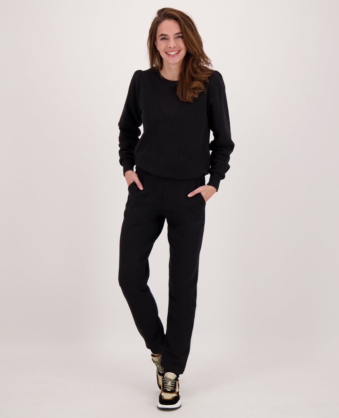 Je m'appelle Tops Sweater Organic | Zwart