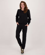 Je m'appelle Tops Sweater Organic | Zwart