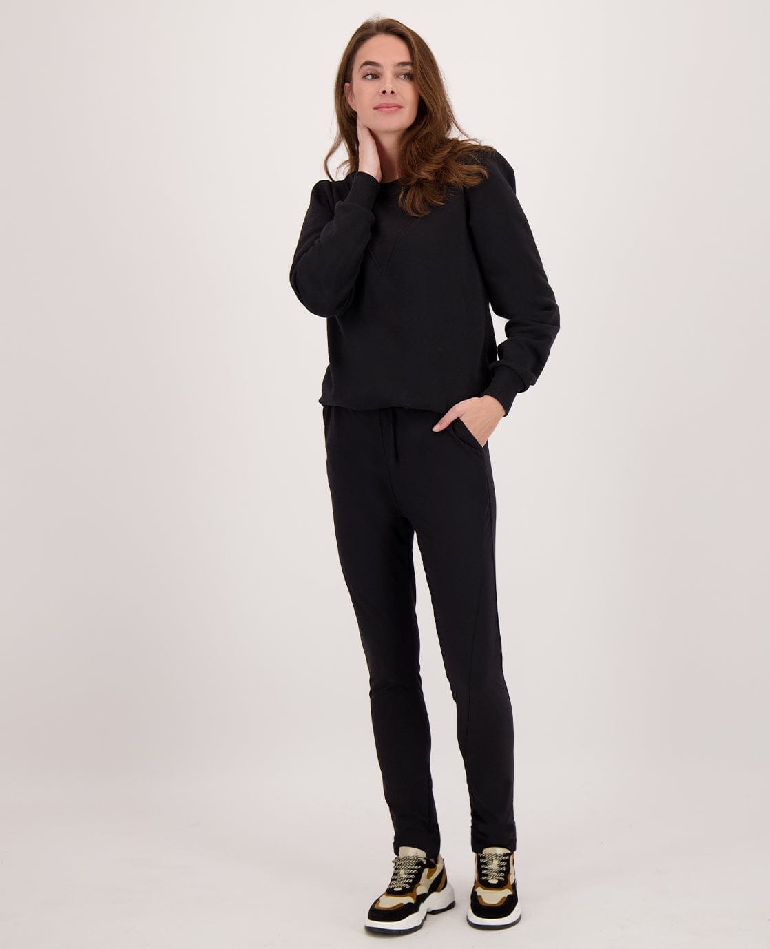 Je m'appelle Tops Sweater Organic | Zwart