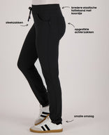 Je m'appelle Broeken Pant Perfecte Travel ++ | Zwart