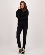 Je m'appelle Tops Hoodie Organic | Zwart