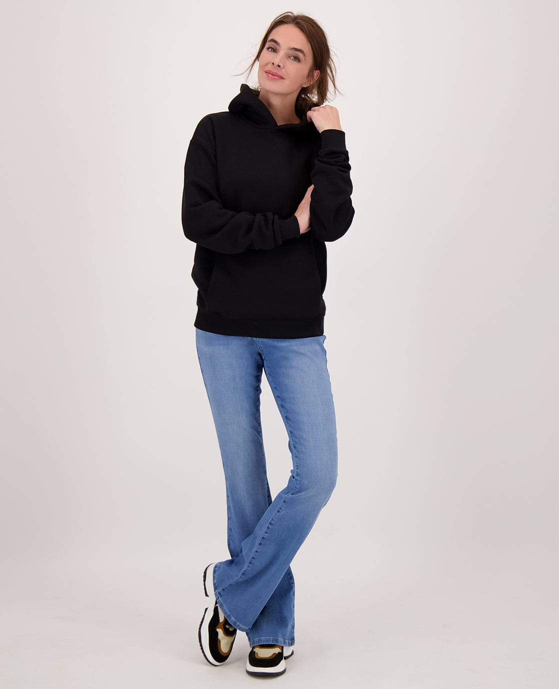 Je m'appelle Tops Hoodie Organic | Zwart