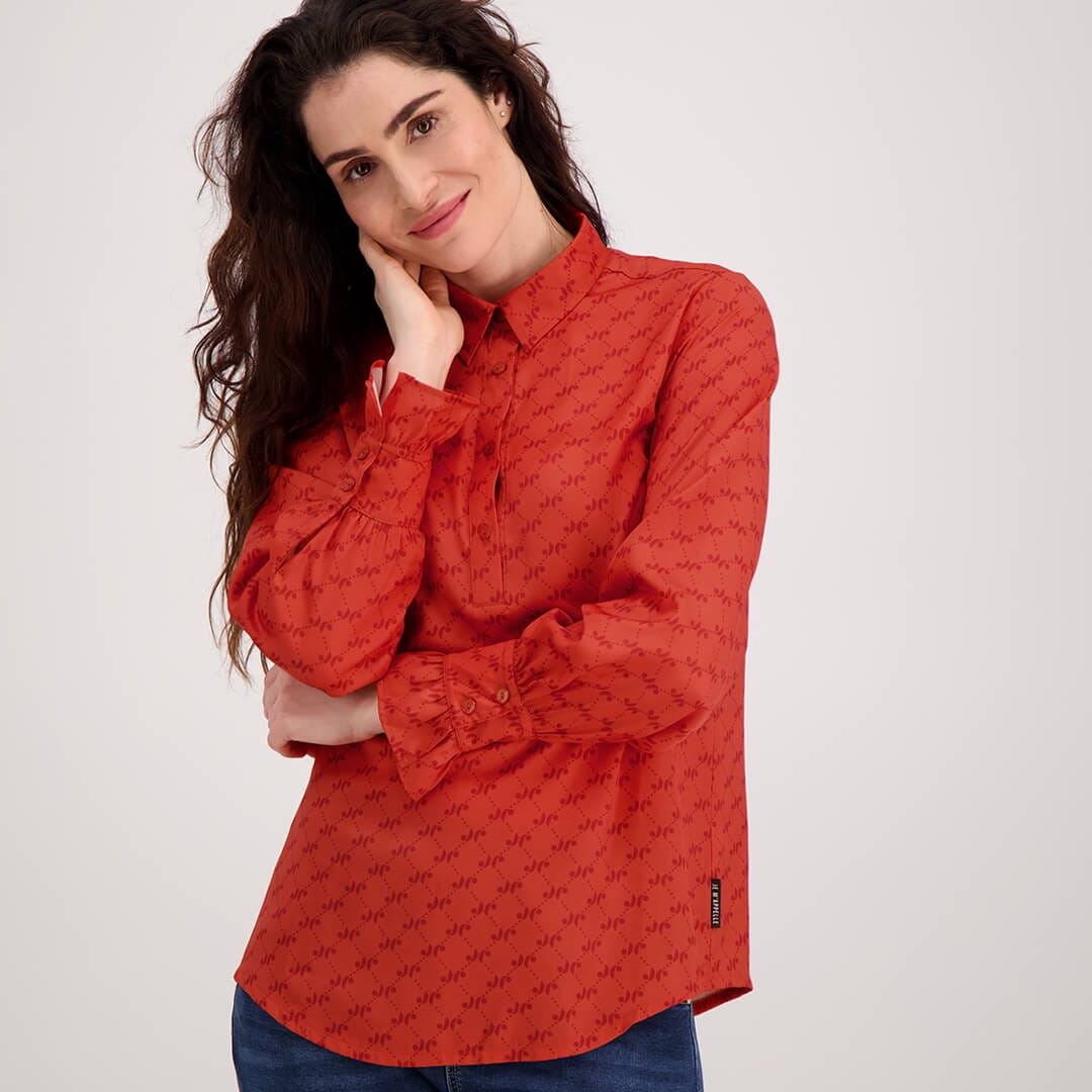 Je m'appelle Tops Burnt Orange / XS Top Brigitte | Burnt Orange