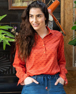 Je m'appelle Tops Top Brigitte | Burnt Orange