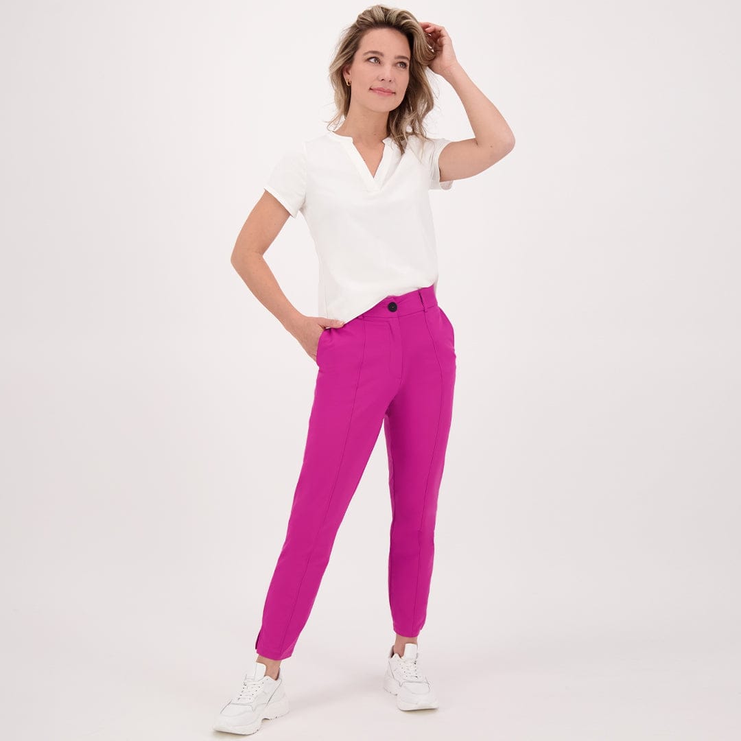 Je m'appelle Broeken Very Berry / XS Pant Chino 7/8 Travel | Very Berry