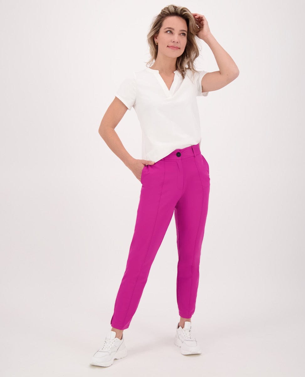 Je m'appelle Broeken Pant Chino 7/8 Travel | Very Berry