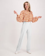Je m'appelle Broeken Pant Maye Pintuck Travel | Pearl