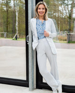 Je m'appelle Broeken Pant Maye Pintuck Travel | Pearl