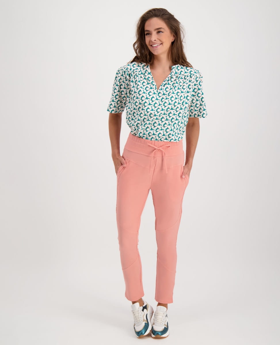 Je m'appelle Broeken Pant Ambre 7/8 Travel | Peach/Pink