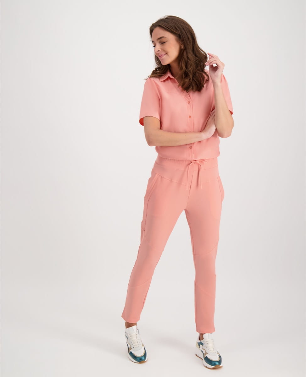 Je m'appelle Broeken Pant Ambre 7/8 Travel | Peach/Pink